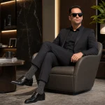 جوراب ساق دار کلاسیک مردانه طرح 014